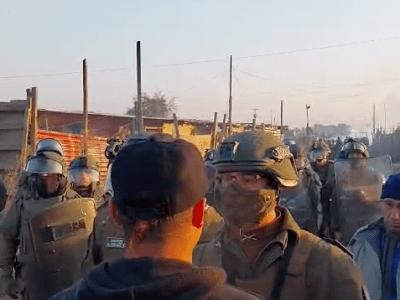 Repudio al desalojo de 200 familias en Cerro Navia, Región Metropolitana,&nbsp;Chile