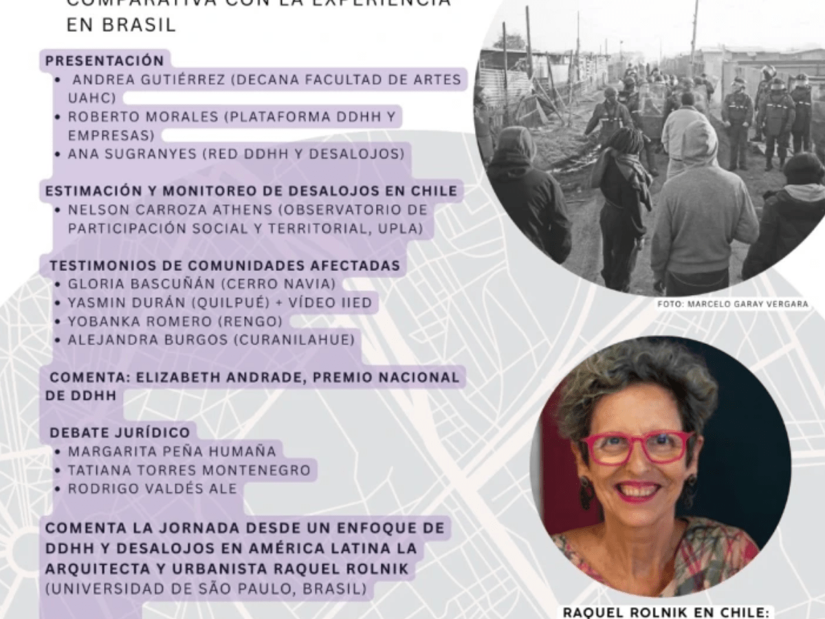 Taller Internacional sobre Derechos Humanos y&nbsp;Desalojos